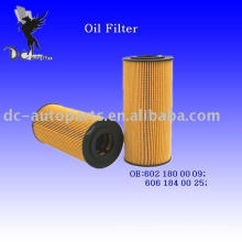 Elemento filtrante de aceite lubricante 6021800009 para Mercedes-Benz